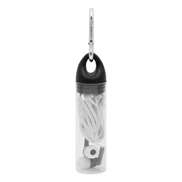 In Ear headphones LISTEN&TALK, black 56-0406261 czarny - Promotional items with the logo