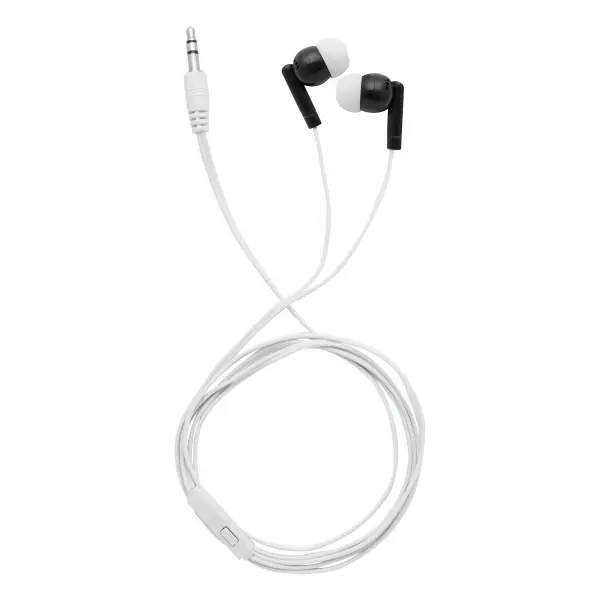 In Ear headphones LISTEN&TALK, black 56-0406261 czarny - Promotional items with the logo