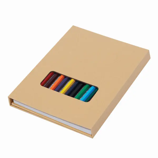 Zestaw do kolorowania COLORFUL BOOK 56-0504112 brązowy - Artykuły promocyjne z logo
